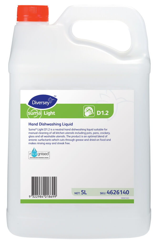 Suma Light D1.2 2x5L - Hand Dishwashing Liquid